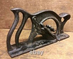 Birmingham Type Rabbet Plane Batwing Antique Woodworking Tool