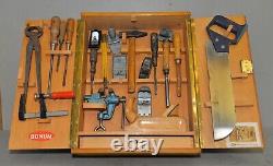 Bonum Rare German tool kit woodworker cabinet collectible Germany extra tools