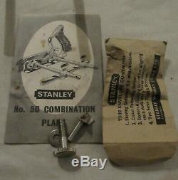 Boxed Stanley No 50 plane old woodworking tool plane vintage tool