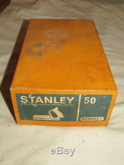 Boxed Stanley No 50 plane old woodworking tool plane vintage tool