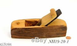 Boxwood rosewood fine shape LEON ROBBINS SMOOTHER carpenter woodworking plane