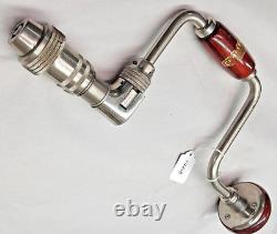 Brace & Bits, Craftsman Nice 10 Vtg. Woodworkers Auger Brace, & Auger Bits, USA