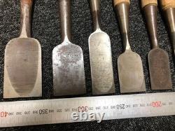 Brand Chis Set 10pc Woodworking Tools Hand Chisels Vintage Condition