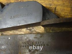 Bundle of Vintage Wooden Planes Woodworking Tools Various Sizes