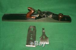 CLEAN Vintage Stanley Bailey No 8 Type 6 Jointer Woodworking Plane Inv#RC08