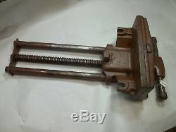 COLUMBIAN, Woodworkers Bench Vise, 4 Tall X 10 Wide Jaws, 1 Diam. Screw, USA