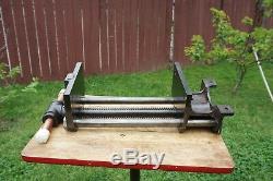 COLUMBIAN Woodworking Vise, 7'' Jaw Under Bench Quich Release, Cleveland, OHIO USA