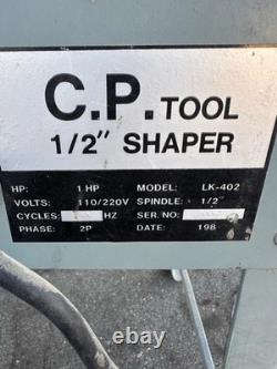CP Tools LK-402 ½? Spindle Shaper Wood Working Machine 110V CP Tools LK-402 ½? Spindle Shaper Wood Working Machine 110V