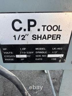 CP Tools LK-402 ½? Spindle Shaper Wood Working Machine with 1HP Motor 110V