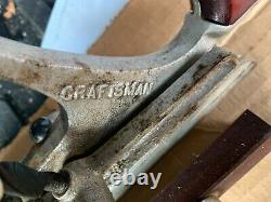 CRAFTSMAN PLANE MADE IN USA metal and wood vintage WOODWORKING