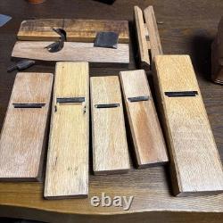Carpenter Tools Plane Set Vintage Hand Planes for Woodworking Craft Arts