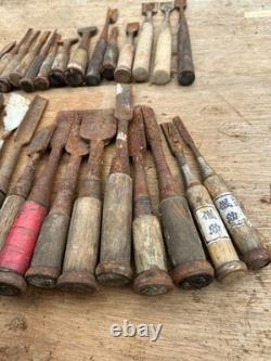 Carpentry Tools Chisel Set 28pc Wooden Handle Woodworking Hand Tools