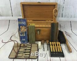 Carving Lotflexcut Toolsdmt Duosharp Stonepower Grip Chisel Set Chest/ Box