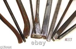 Carving woodworking CHISEL TOOL LOT SET ADDIS V bent arm fish tail others