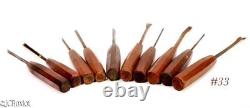 Carving woodworking CHISEL TOOL LOT SET ADDIS V bent arm fish tail others