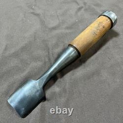 Chisel Gouge 36mm Exterior Round Woodworking Tool Used Good Condition