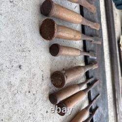 Chisel Nomi Set Woodworking Tools Vintage Hand Carver ForParts