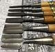 Chisel Nomi Set of 6 Japanese Vintage Woodworking Carpenter Tool Oire A616