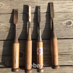 Chisel Nomi Woodworking Tool 4 Sets Old