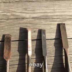 Chisel Nomi Woodworking Tool 4 Sets Old