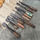 Chisel Nomi set of 10 Japanese Vintage Woodworking Tool Japan Lot #104