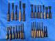 Chisel Nomi set of 29 Lot Bulk Japanese Vintage Woodworking Tool Japan