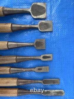 Chisel Nomi set of 29 Lot Bulk Japanese Vintage Woodworking Tool Japan