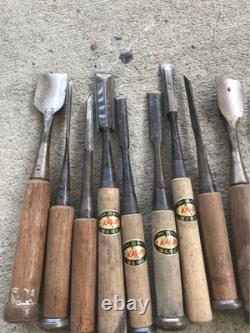 Chisel Set 16pc Woodworking Tools for Hand Carpentry Professional Grade C30