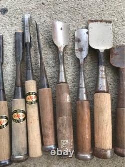 Chisel Set 16pc Woodworking Tools for Hand Carpentry Professional Grade C30