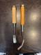 Chisel Set 2 Piece Hand Tool Woodworking Vintage High Carbon Steel Classic