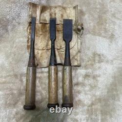 Chisel Set 3pc DIY Hand Tool Nomi Vintage Woodworking Tool