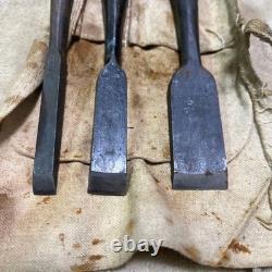 Chisel Set 3pc DIY Hand Tool Nomi Vintage Woodworking Tool