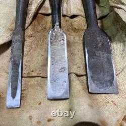 Chisel Set 3pc DIY Hand Tool Nomi Vintage Woodworking Tool