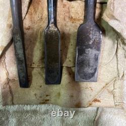Chisel Set 3pc DIY Hand Tool Nomi Vintage Woodworking Tool