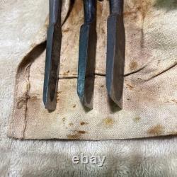Chisel Set 3pc DIY Hand Tool Nomi Vintage Woodworking Tool