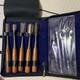 Chisel Set 5 Pcs Woodworking Tools Unused High Carbon Steel Ready to Use