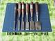 Chisel Set 6pcs 3mm to 6mm Used Woodworking Tools High Quality