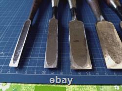 Chisel Set 6pcs 3mm to 6mm Used Woodworking Tools High Quality