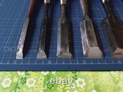 Chisel Set 6pcs 3mm to 6mm Used Woodworking Tools High Quality