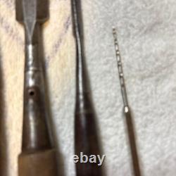 Chisel Set 7pc Carpenter Tools Hand Tool Woodworking Used Ready Condition