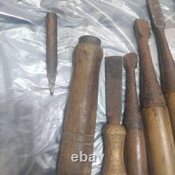 Chisel Set 8pc Woodworking Tools Hand Tool Kit for Carpentry DIY Hobbyist