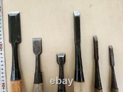 Chisel Set of 6 pieces Nomi Carpenter Woodworking Tool 30/24/24/15/9/8mm Japan