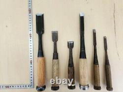 Chisel Set of 6 pieces Nomi Carpenter Woodworking Tool 30/24/24/15/9/8mm Japan