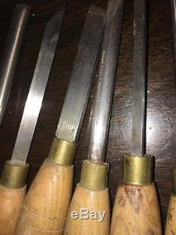 Chisels Robert Sorby Wood Turning Tools HSS Shefield Micro Joblot Carving Chisel