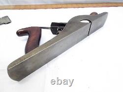 Clean Stanley No. 10 Carriage Makers Rabbet Plane Wood Working Tool V-Logo