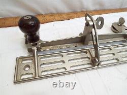 Clean Stanley model 386 Jointer Plane Fence Gauge Gage Woodworking Wood Tool USA