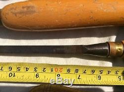 Collection of Robert Sorby woodturning chisels X 10 and other tools, Marples Etc