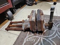 Columbian 7-RP quick release 7 jaw bench vise collectible woodworking tool