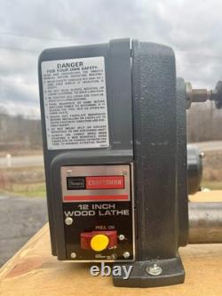 Craftsman 12 Wood Lathe Serviced & Mounted to a Portable Base Ready to Turn