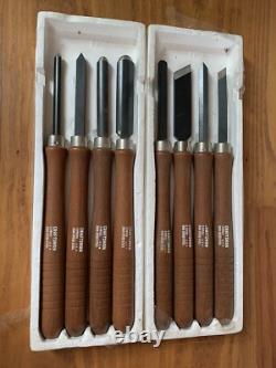 Craftsman 2859 USA 8 Piece Wood Working Turning Set Chisels Lathe Original Tools